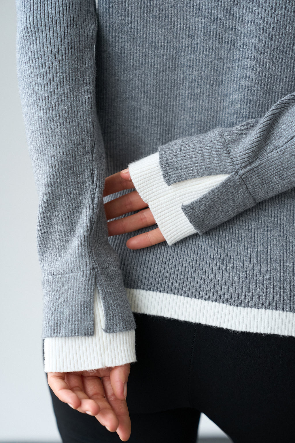 Kadın 2 Patlı Düğmeli Kazak