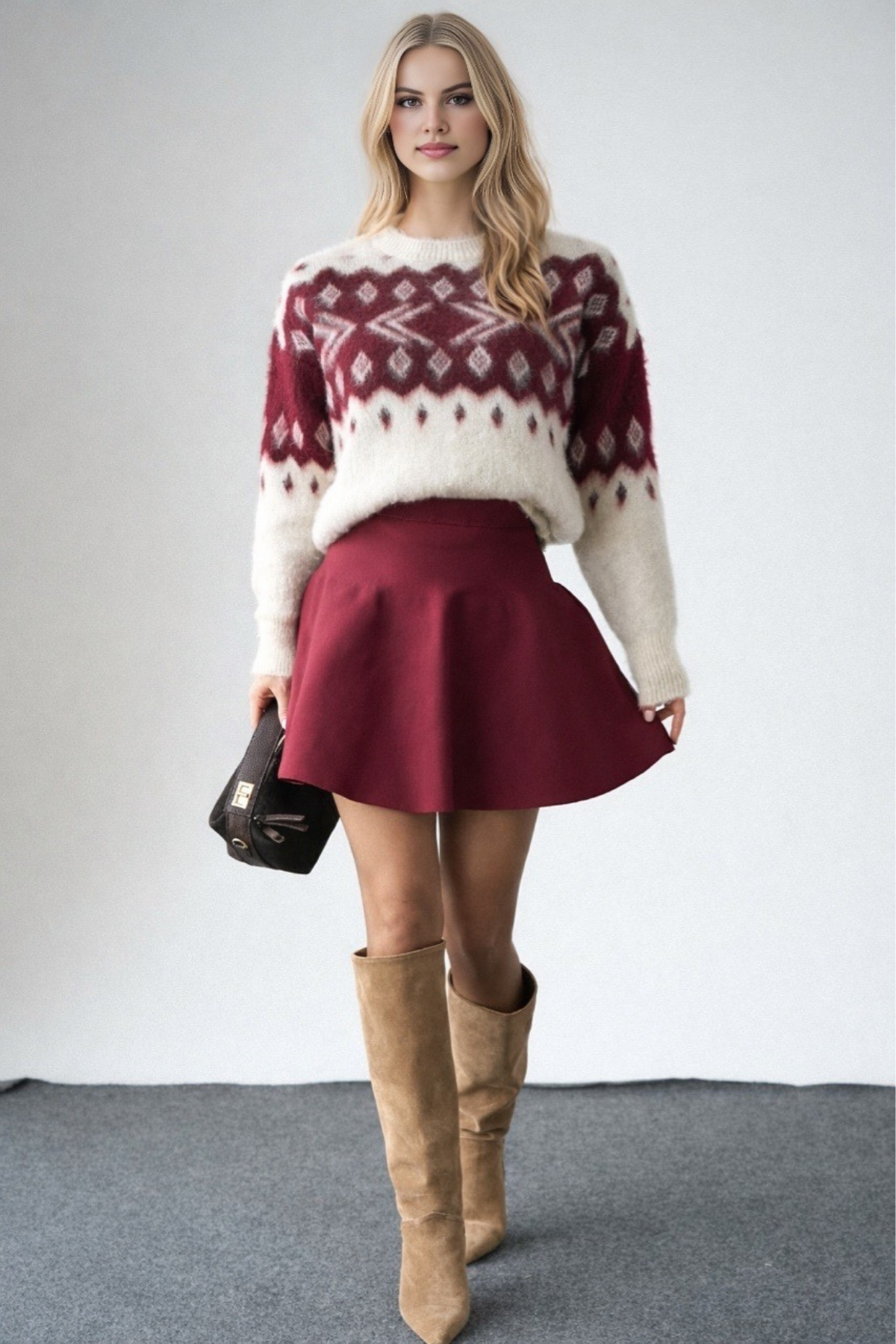 Kadın Volanlı Mini Etek