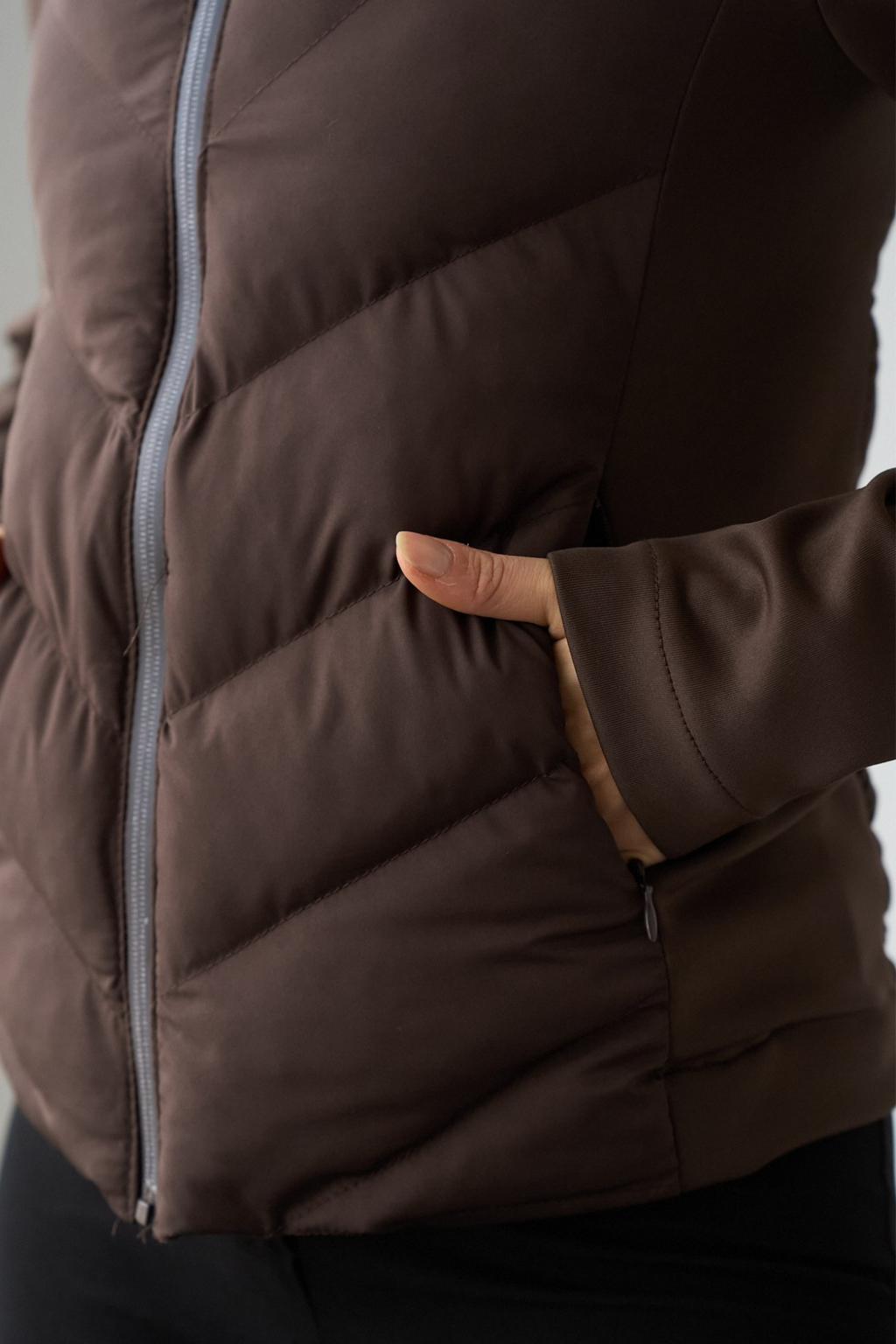 Kadın Kapüşonlu Şişme Mont