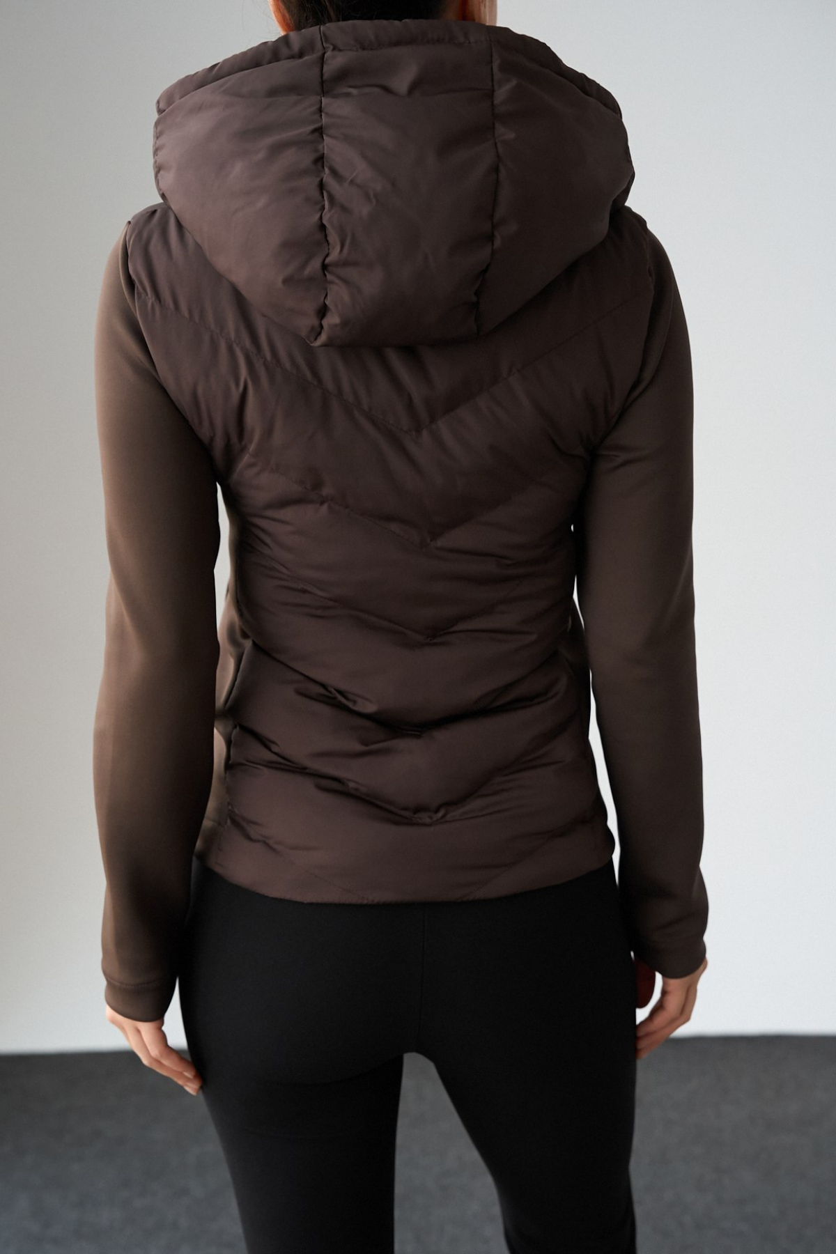 Kadın Kapüşonlu Şişme Mont