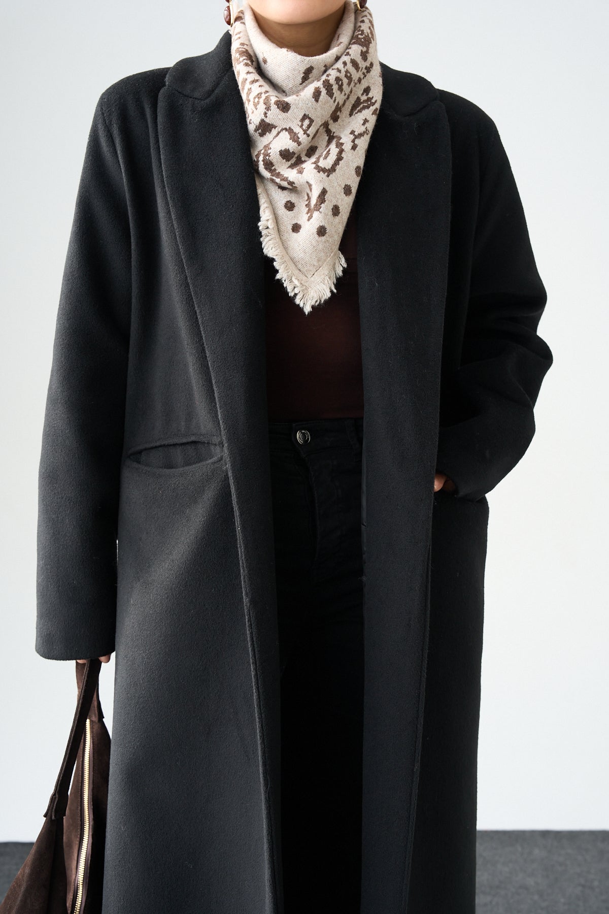 Kadın Şal Desenli Püsküllü Bandana